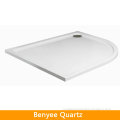 Quartz stone white modern hotel shower tray 2015